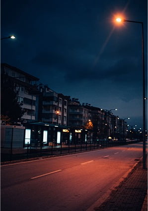 Straßen-LED-Straßenlaterne