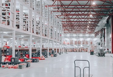 LED Industrial Lighting in Warehouse