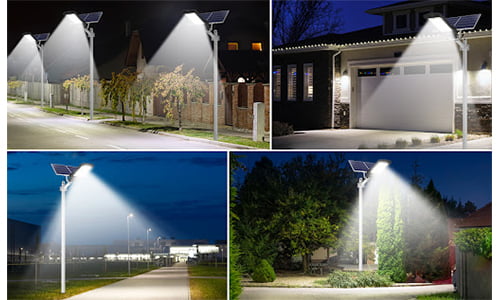 Luz LED solar para rua