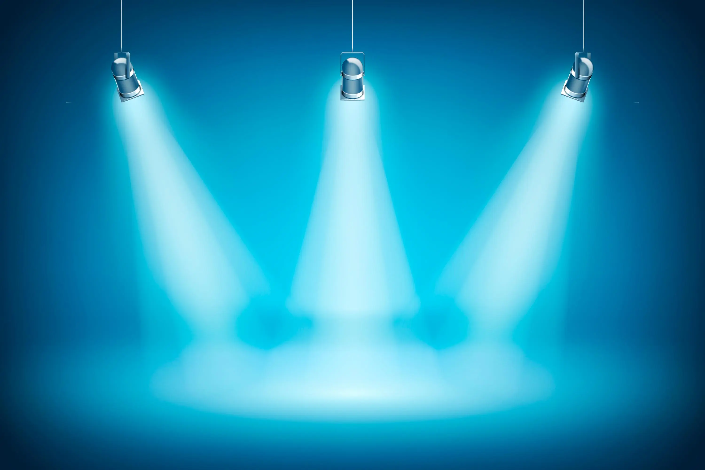 Luzes LED PAR em comparação com outras luminárias de palco