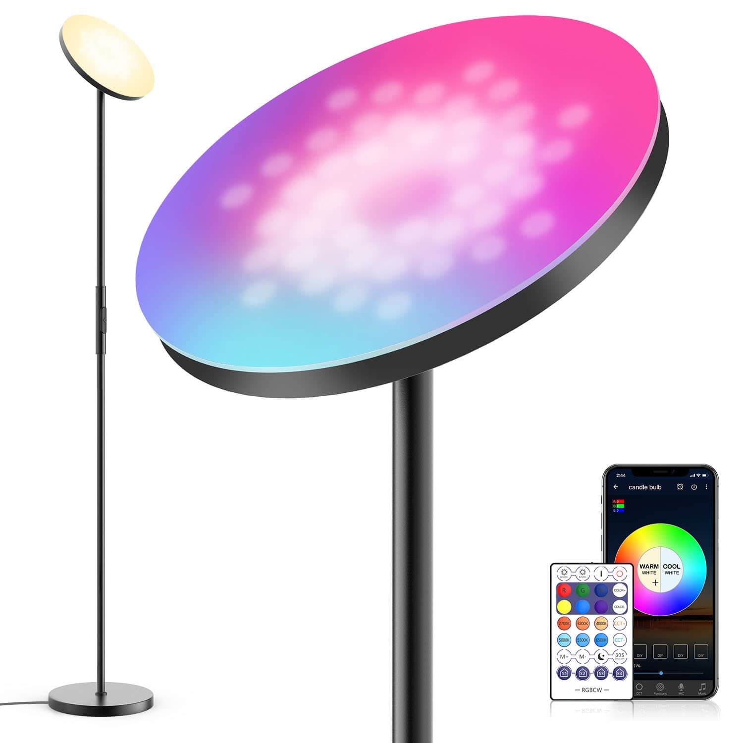 YHW Smart RGB Floor Lamp