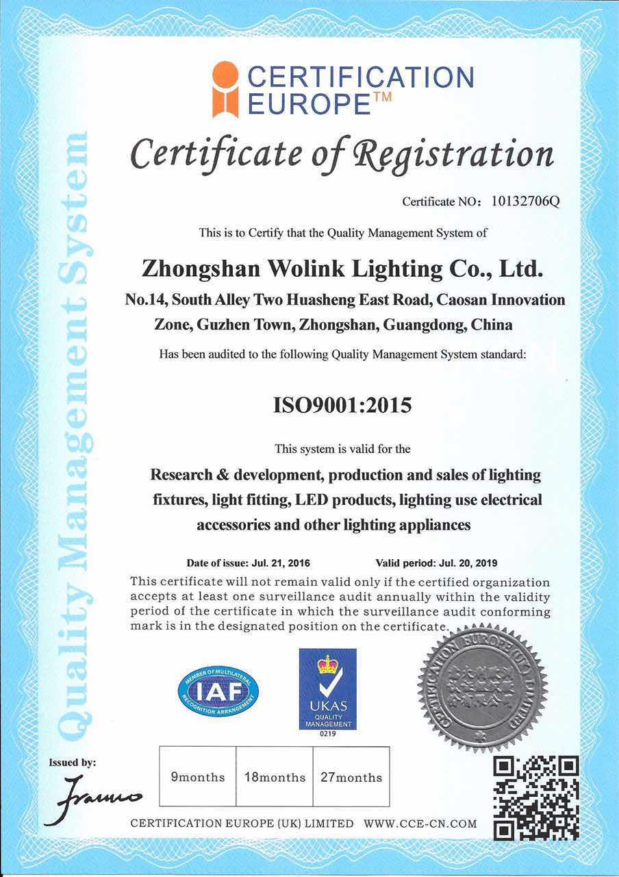 ISO EN Certification