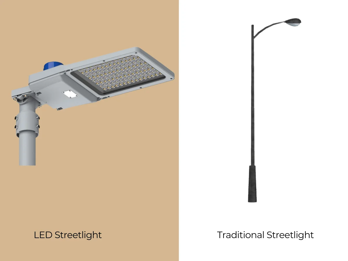 LED-Straßenlaterne vs. normale Straßenlaterne 6