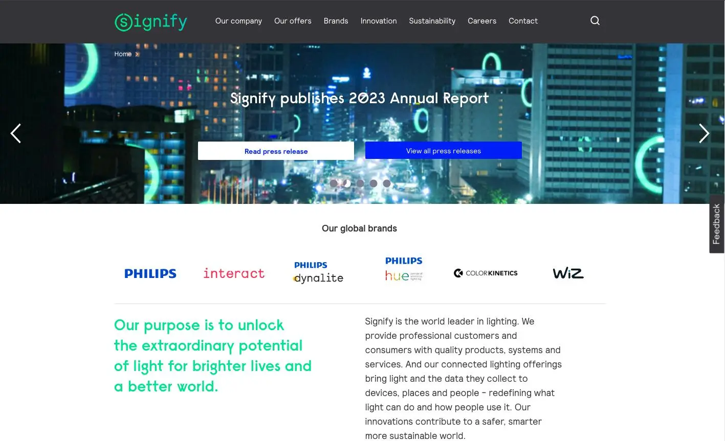 signify website