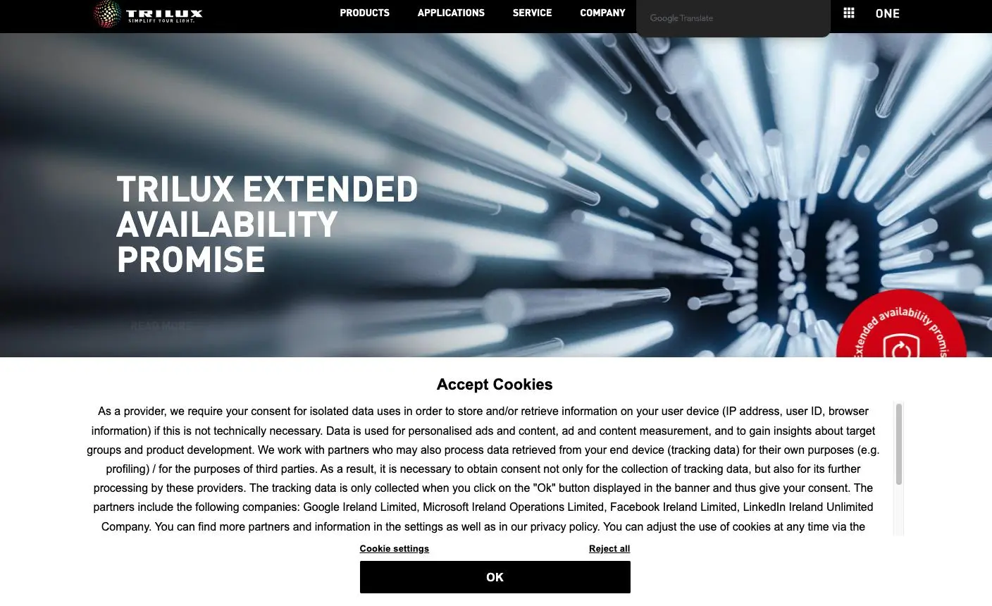 trilux-Website