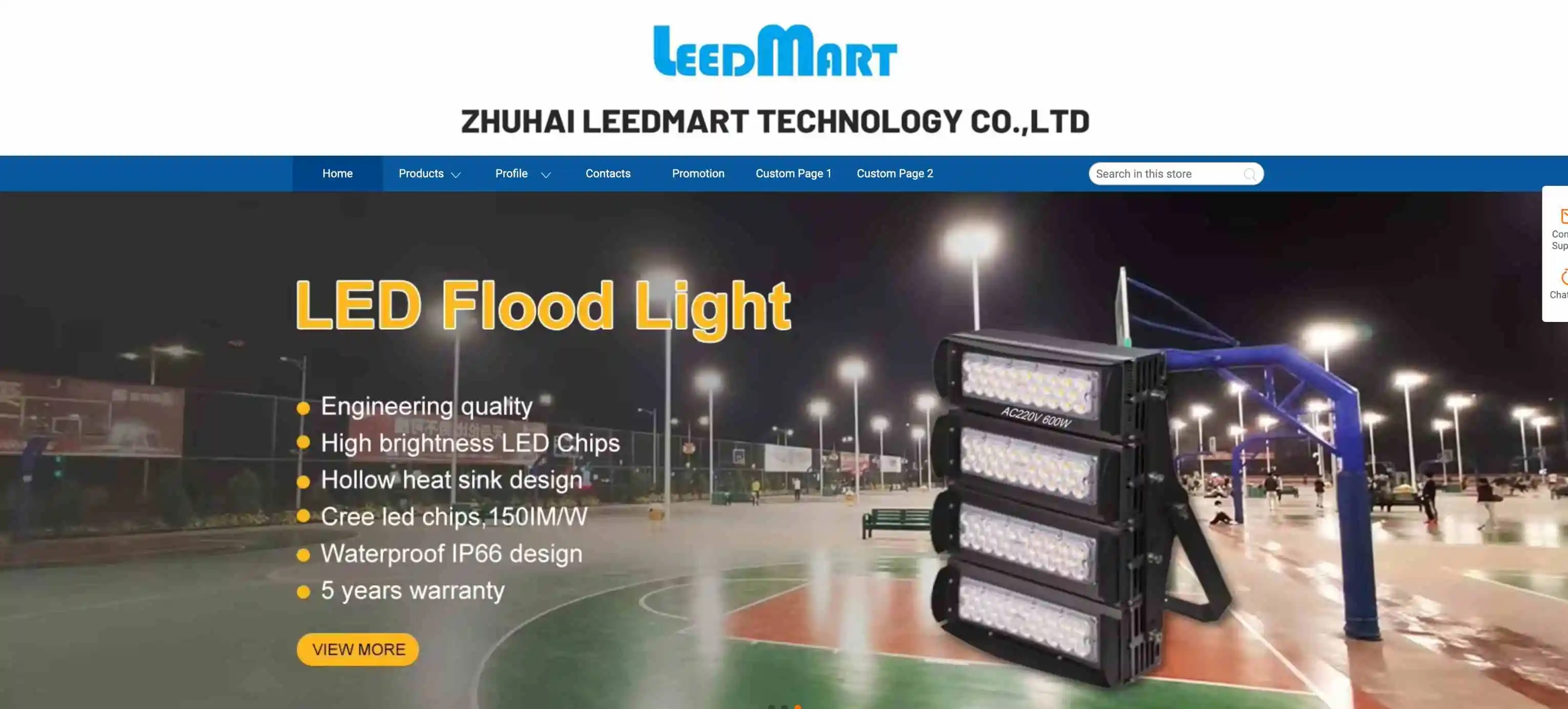 Leedmart website showcasing Lee Maker Technology Co Ltd