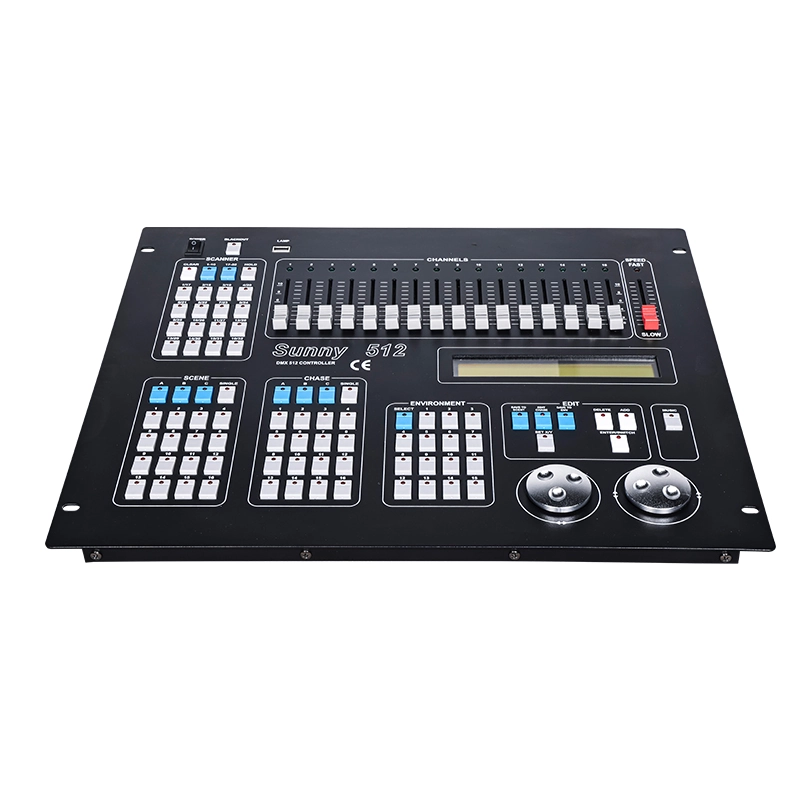 Full View of Sunny DMX 512 Lighting Controller Professional Stage Lighting Control