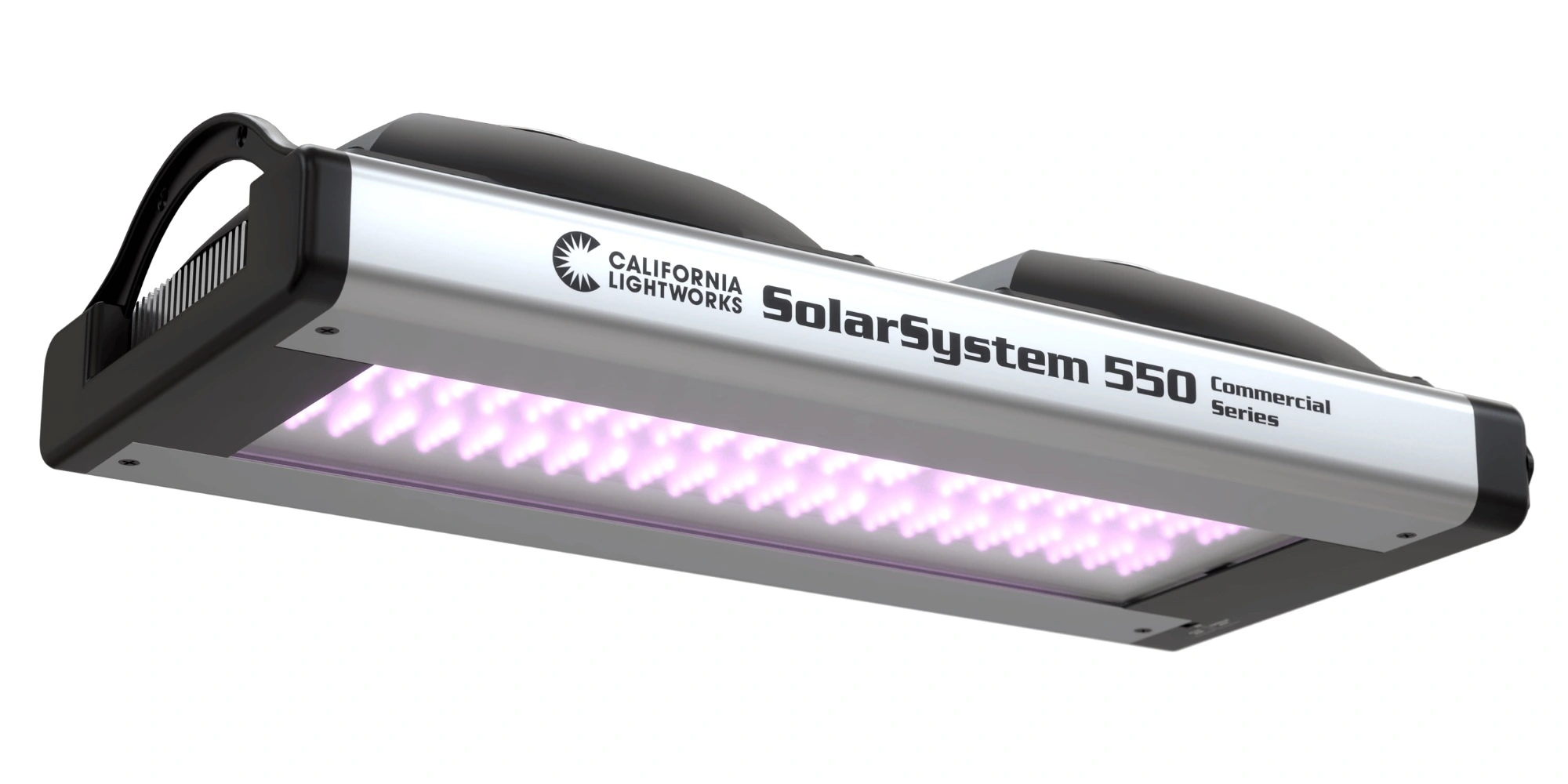 High powered California Lightworks LED grow light model Solar System 50 designed for optimal plant growth indoors